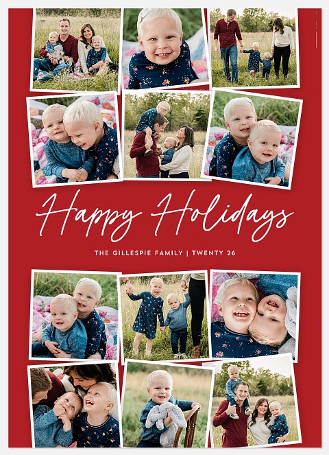 Photo Snapshots Holiday Photo Cards