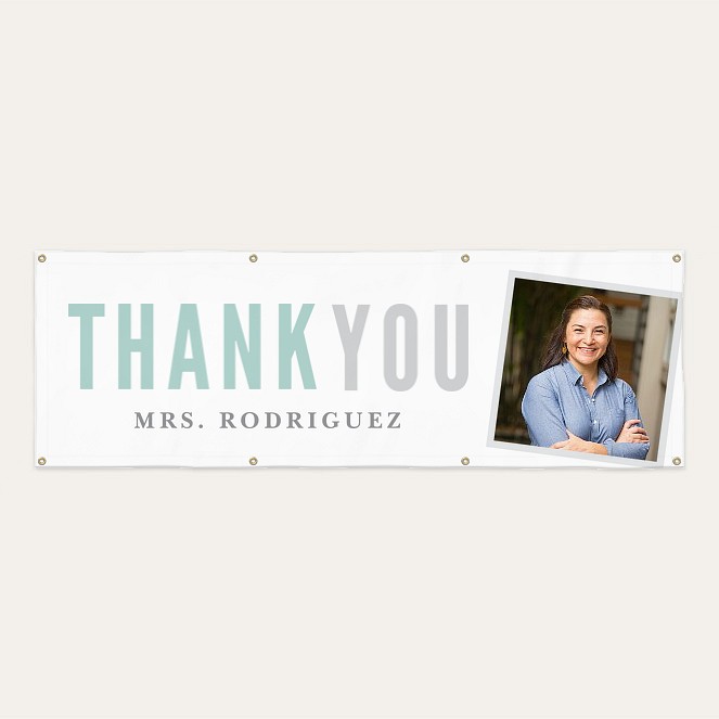 Appreciation Thank You Banner Custom Banners