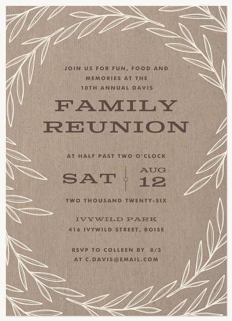 Rustic Vines Invitations