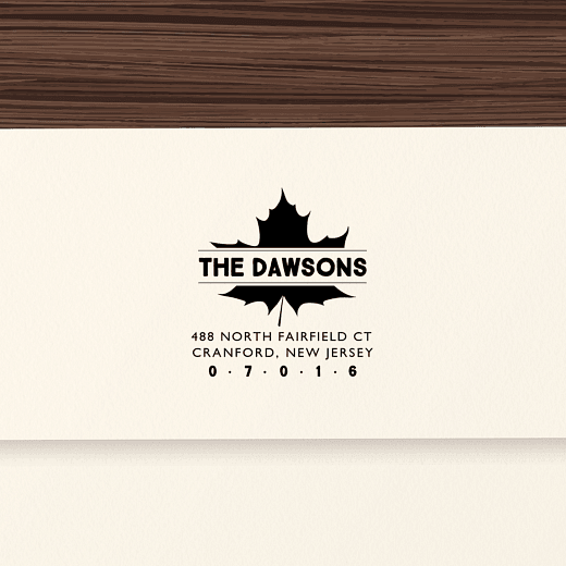 Leaf an Impression | Custom Rubber Stamps