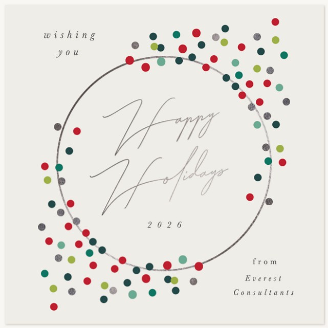 Holiday Sprinkles Business Holiday Cards