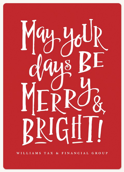 Whimsical Saying Holiday & Christmas Magnet Cards