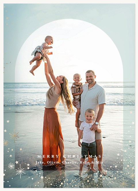 Starry Wonder Personalized Holiday Cards
