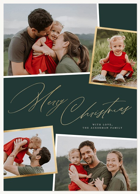 Winter Walk Personalized Holiday Cards