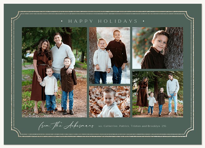 Refined Holiday Personalized Holiday Cards
