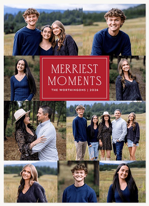 The Merriest Personalized Holiday Cards