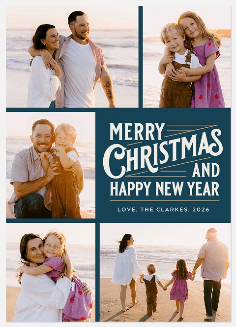 Merry Montage Holiday Photo Cards