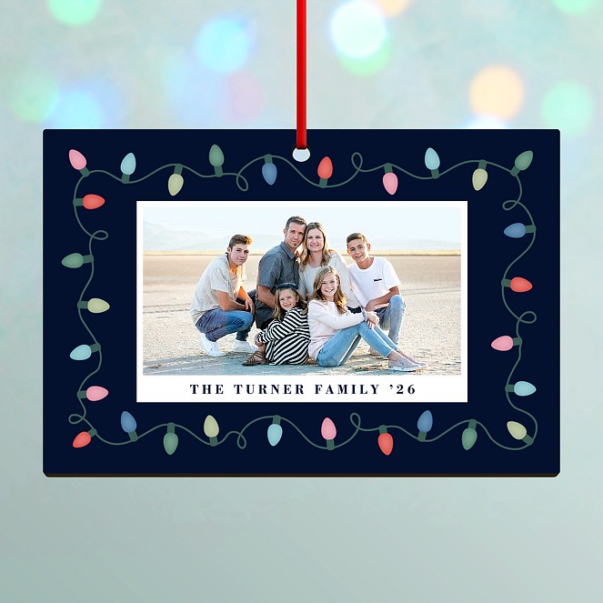 Holiday Glow Custom Ornaments