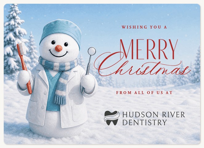 Snowman Smiles Holiday & Christmas Magnet Cards