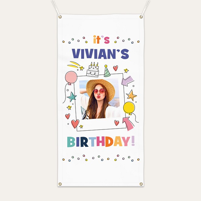 Iconic Birthday Banner Custom Banners