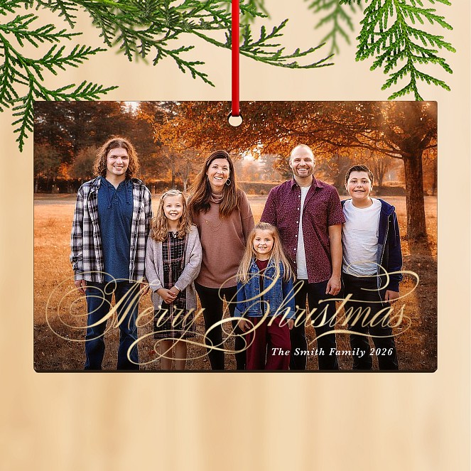 Grand Merry Personalized Ornaments