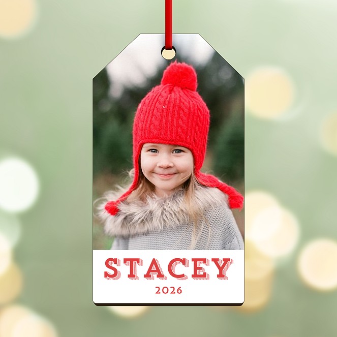 Candy Cane Name Personalized Ornaments