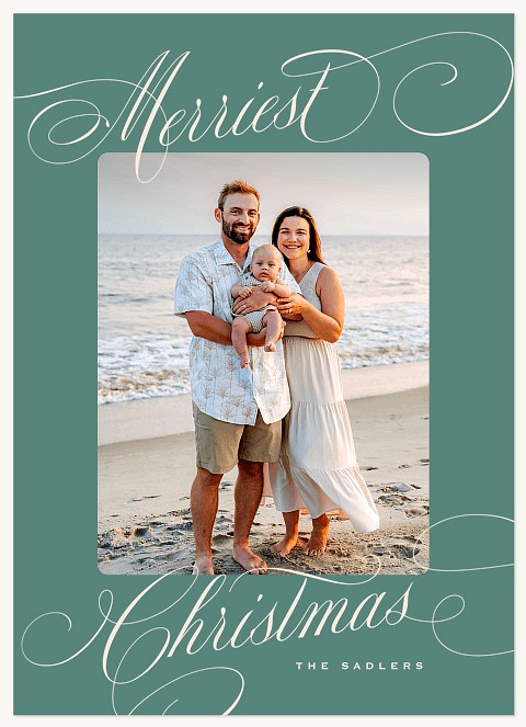 Grandly Merry Personalized Holiday Cards