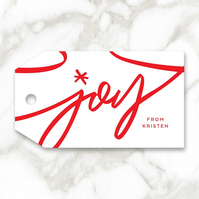 All Joy Custom Gift Tags