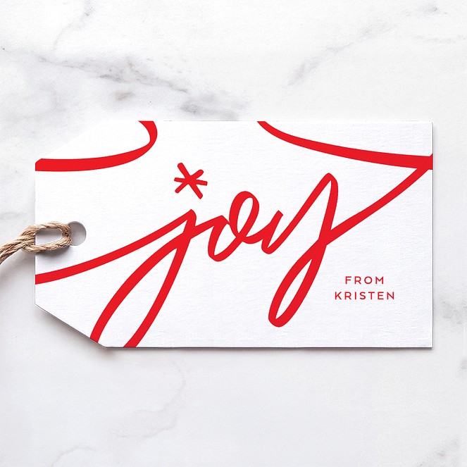 All Joy Custom Gift Tags
