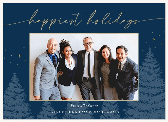 Starlight Forest Business Holiday Cards