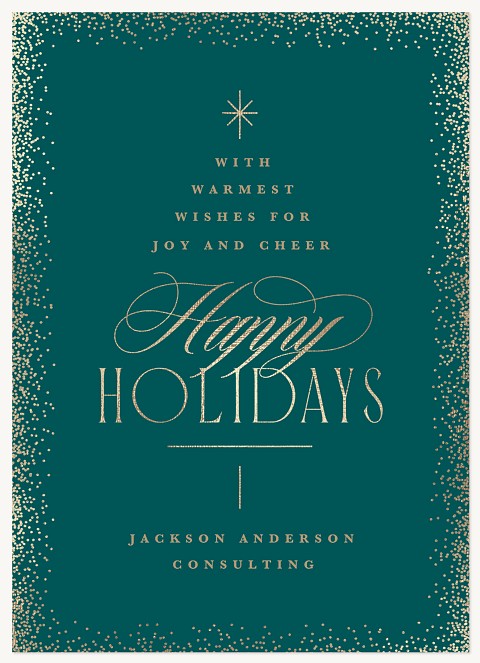 Star Topper Business Holiday Cards