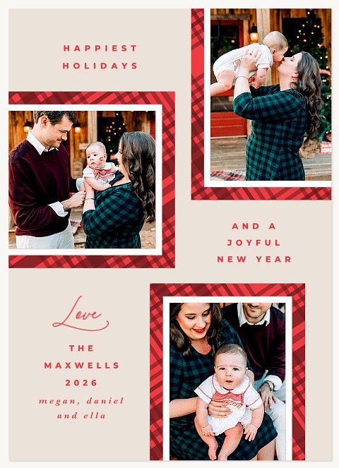Cozy Frames Personalized Holiday Cards