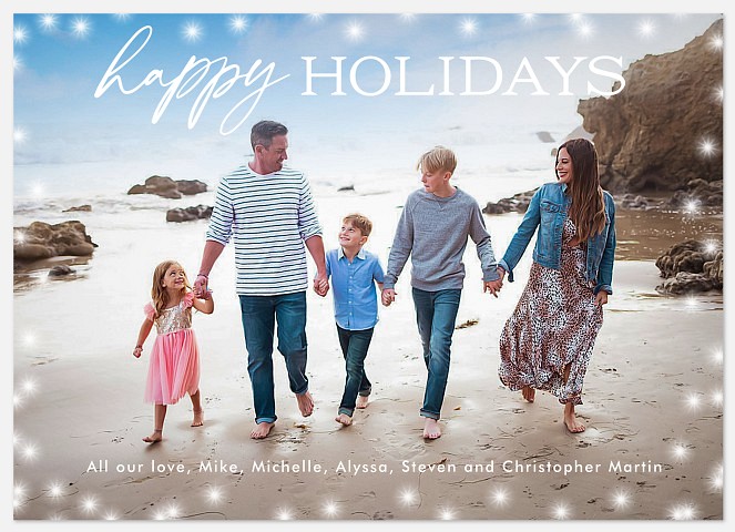 Lights Aglow Holiday Photo Cards