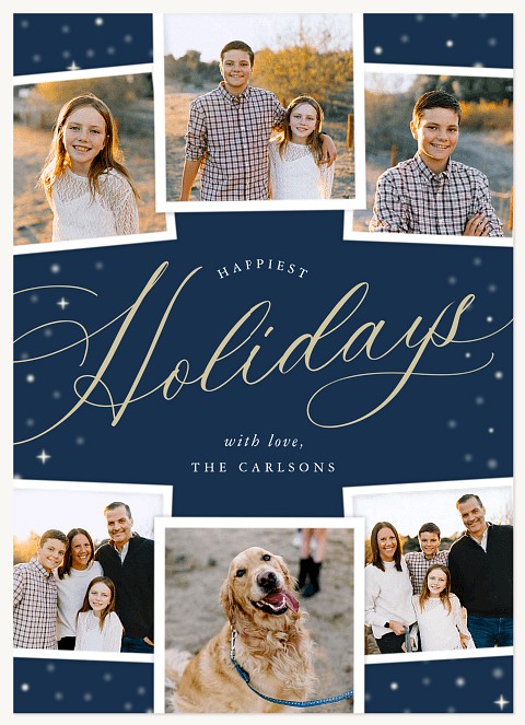 Twinkling Moments Personalized Holiday Cards