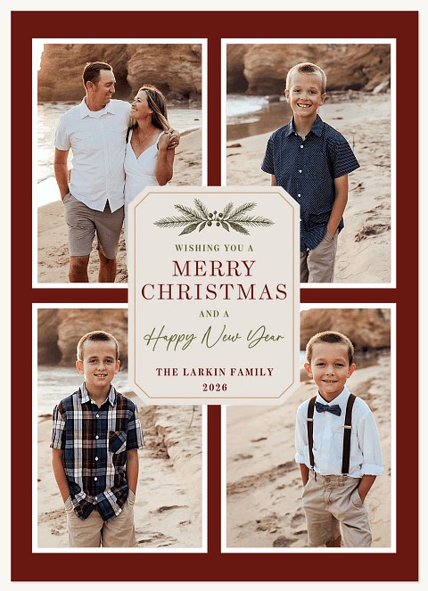 Holiday Parcel Personalized Holiday Cards