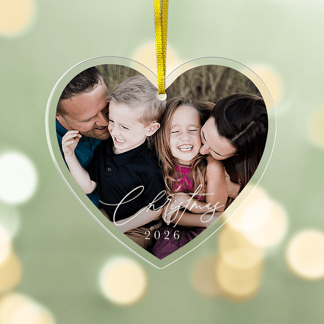 Merry Heart Personalized Ornaments