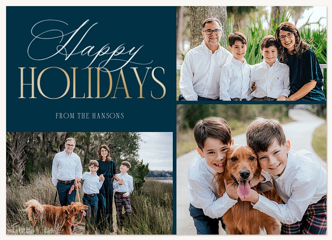 Refined Gallery Personalized Holiday Cards