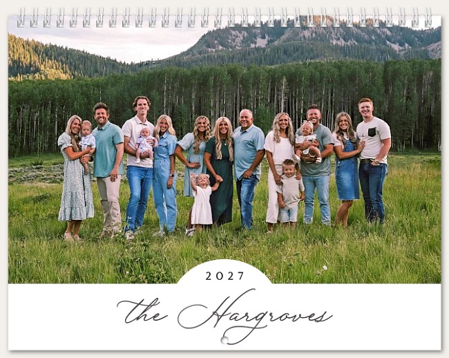 Small Year Calendar Custom Photo Calendars