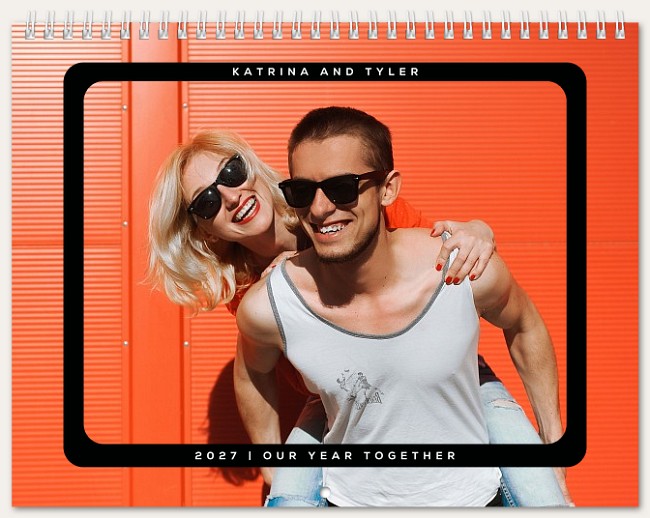 Bold Frame Calendar Custom Photo Calendars
