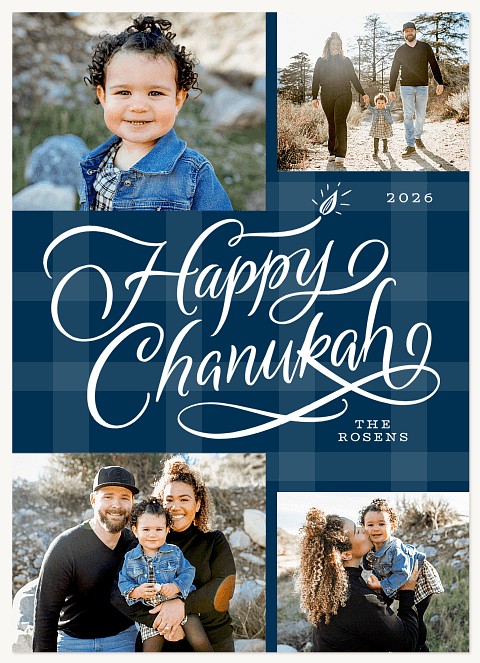 Midnight Script Hanukkah Cards
