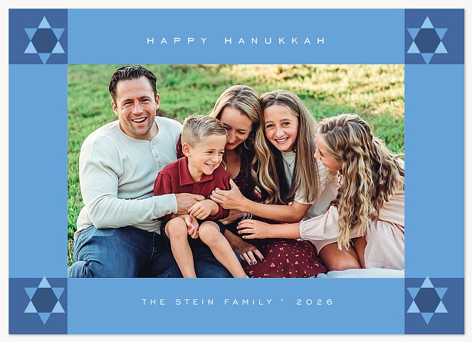 Corner Quilt Hanukkah Cards