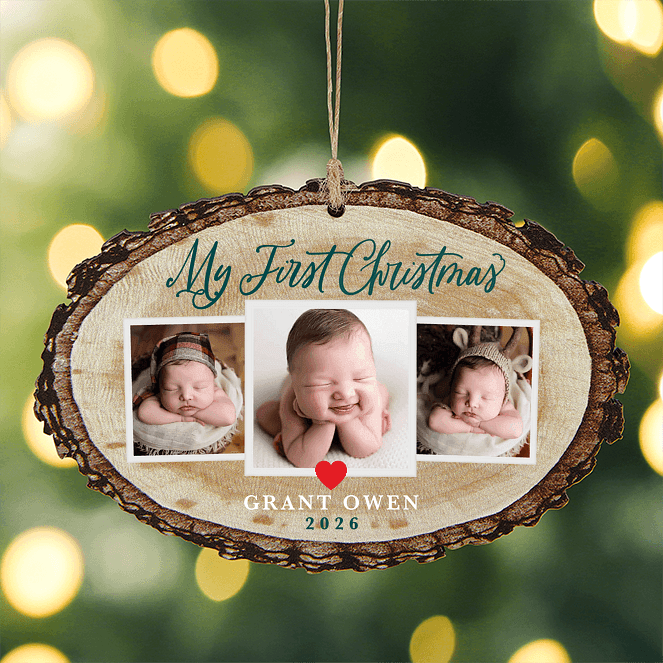 Little Heart Personalized Ornaments