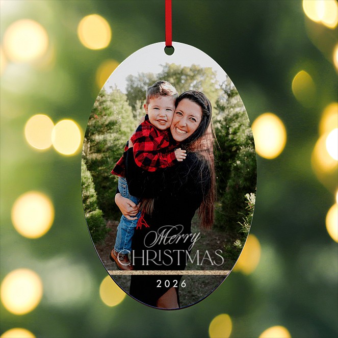 Shining Ribbon Custom Ornaments