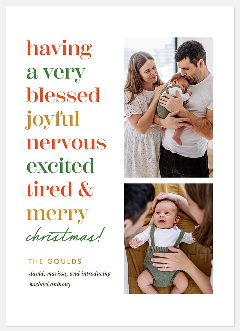 Merry Gift Holiday Photo Cards