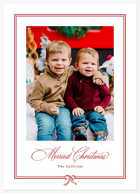 Sweet Traditions Raised Gloss Holiday Cards