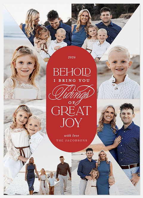 Radiant Tidings Holiday Photo Cards