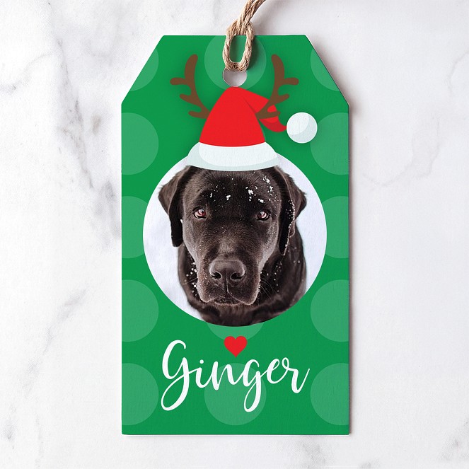 Festive Hat Custom Gift Tags