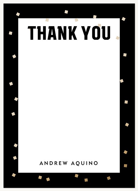 Celebratory Confetti Thank You Cards 