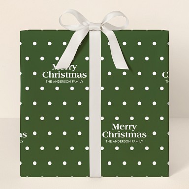 Holiday Dots Wrapping Paper