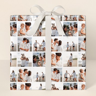 Picture-Perfect Squares Wrapping Paper