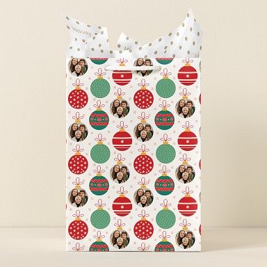 Colorful Ornament Photo Gift Bags