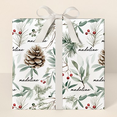 Festive Woodland Wrapping Paper