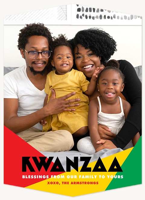 Geo Greeting Kwanzaa Cards