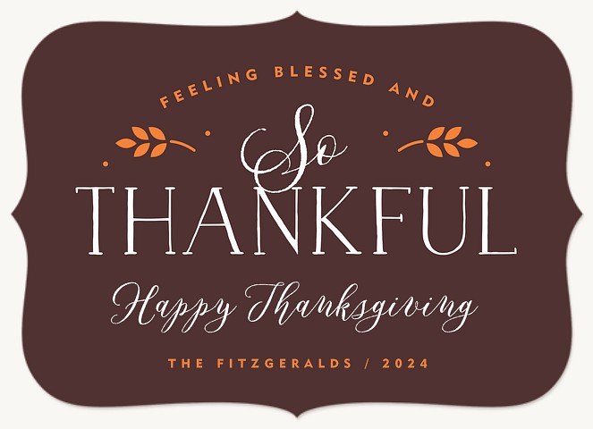 HAPPY THANKSGIVING! Feeling very thankful & blessed today 