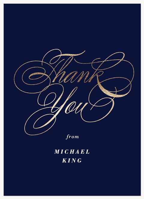 Flourished Milestone | Thank You Cards