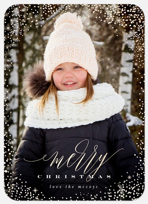 Snow Magic Holiday Photo Cards