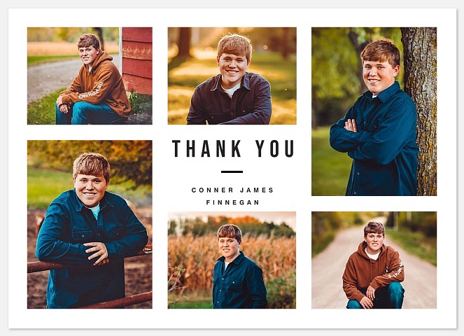 Minimalist Gallery Thank You Thank You Cards 