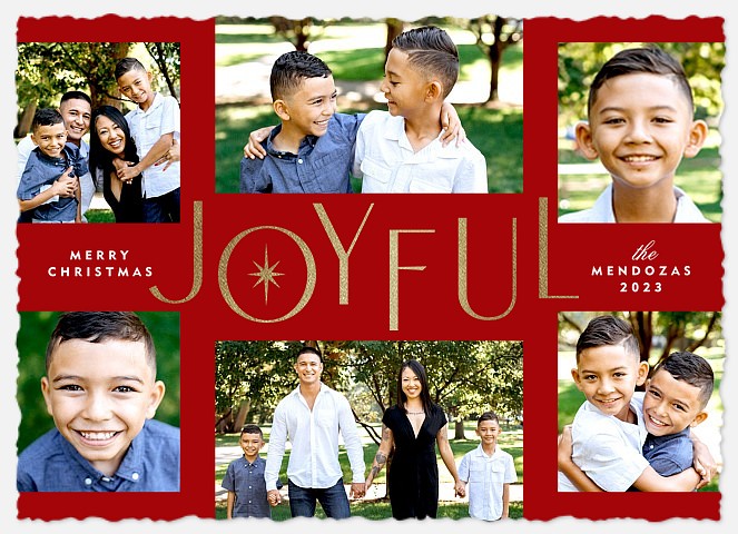 Full of Joy Holiday Photo Cards