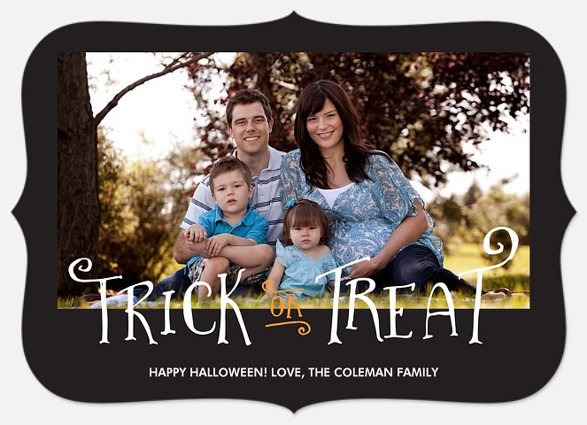 Spooky Treat Halloween Photo Cards