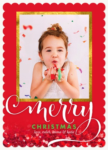 All the Glitters  Christmas Cards